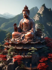 Mountain Buddha Statue