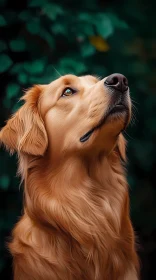 Golden Retriever Artful Portrait
