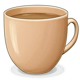 Warm Beverage in Ceramic Mug