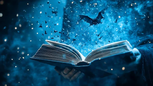 Mystical Bats Unleashed From Book