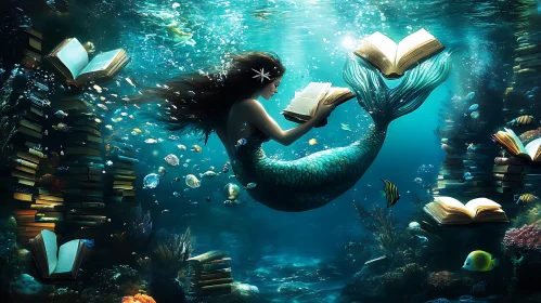 Underwater Library: A Mermaid's Tale