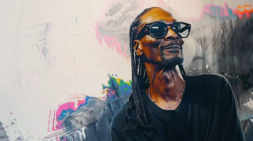 Snoop Dogg Urban Art Portrait