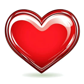 Crimson Heart: An Emblem of Affection