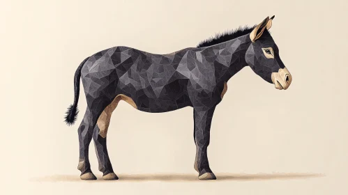 Stylized Donkey Artwork