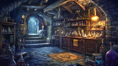 Mystical Alchemist's Workshop