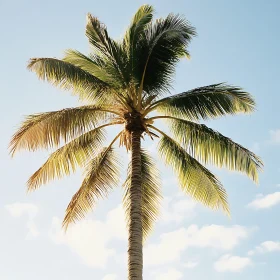 Lush Palm Tree Under the Sun