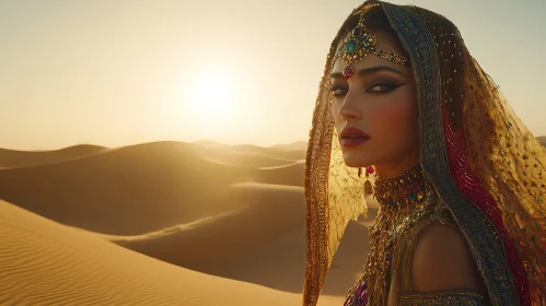 Desert Beauty: A Woman's Portrait