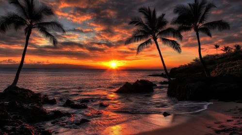 Tropical Beach Sunset