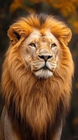 Regal Lion Portrait