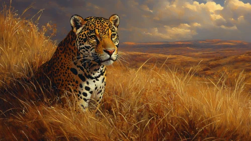 Leopard in Wild Habitat