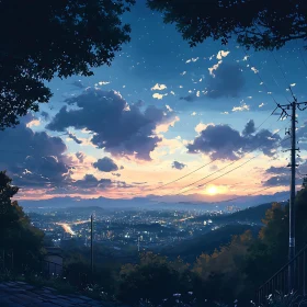 Urban Sunset Serenity