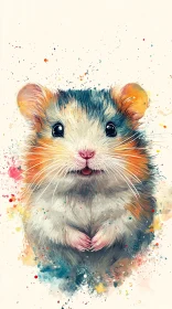 Cute Hamster Illustration