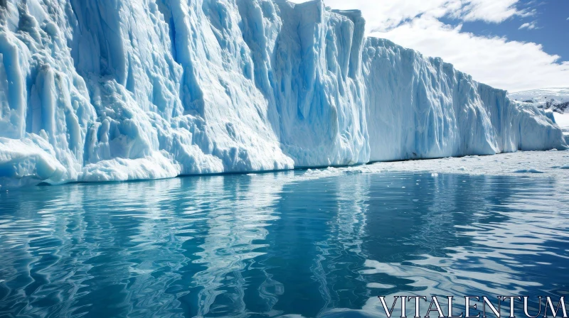 The Majestic Glacier in Antarctica - A Captivating Natural Wonder AI Image