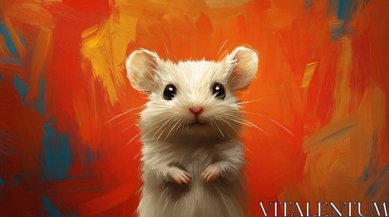 Abstract Hamster Artwork AI Image