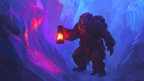 Creature in Ice Cave