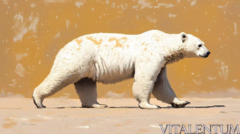 Polar Bear in Art AI Image