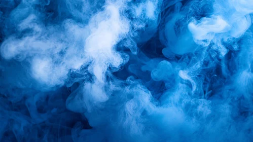 Swirling Blue Hues