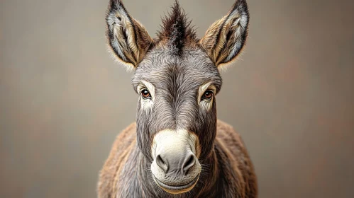 Donkey Face Close-Up