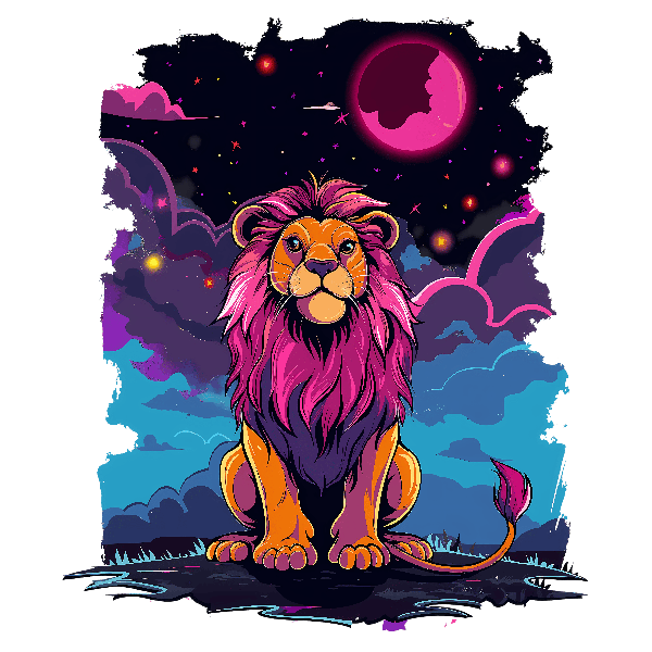 POD Design Lion King Night Sky T-Shirt