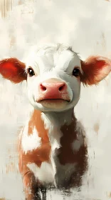 Innocent Calf Painting