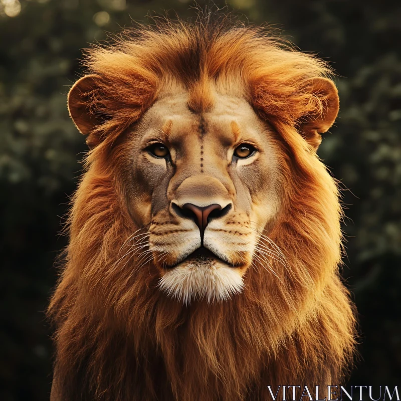 Majestic Lion AI Image