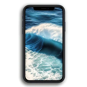 Crashing Wave on Phone Screen