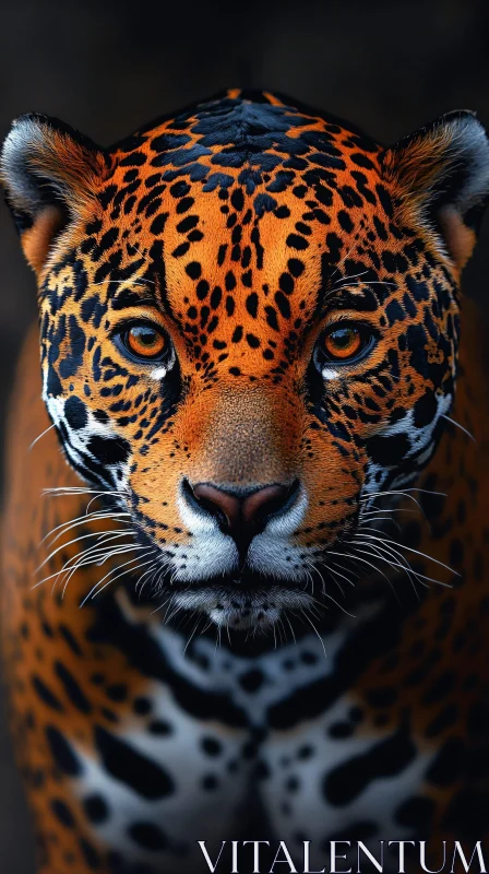 AI ART Jaguar's Gaze