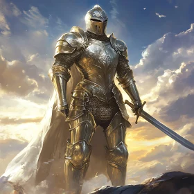 Armored Knight with Sword