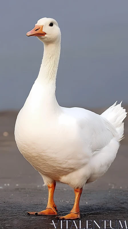 Majestic White Goose AI Image