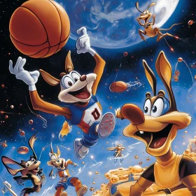 Space Jam Cartoon