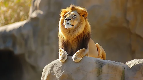 Lion on Rock