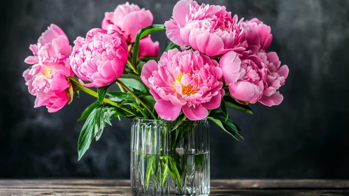 Elegant Peony Flower Arrangement