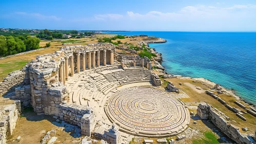 Historical Ruins Near the Coast