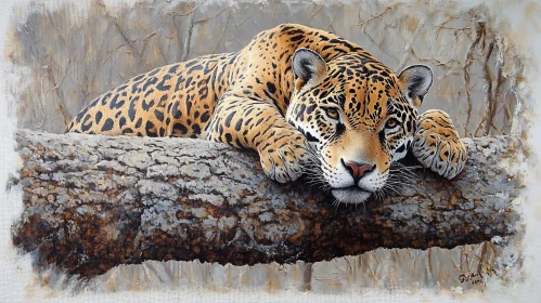 Serene Leopard Portrait