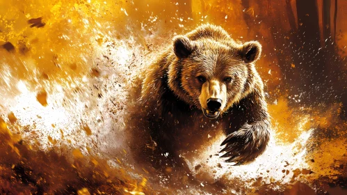 Bear in Autumn Colors