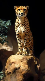 Cheetah's Regal Stance