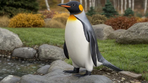 Penguin on Rock