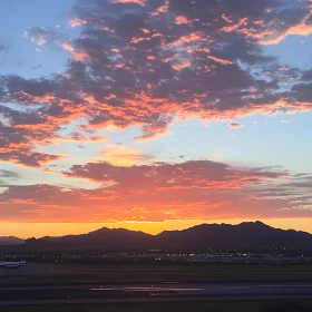 Fiery Sky at Dusk