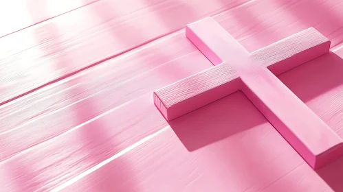 Pastel Cross Symbol of Faith