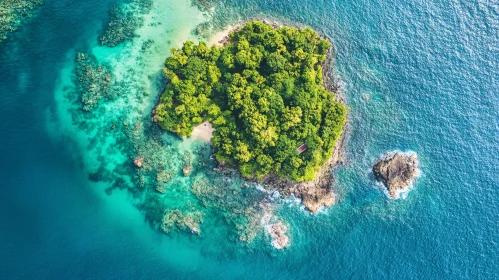 Tropical Island Aerial