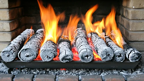 Warm and Inviting Fireplace