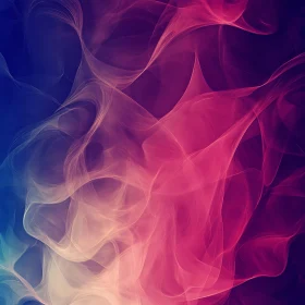 Gradient Smoke Art with Blue and Pink Swirls