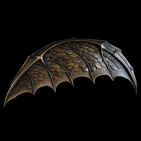 Detailed Dragon Wing Close-Up