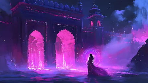 Ethereal Portal at Ancient City Entrance