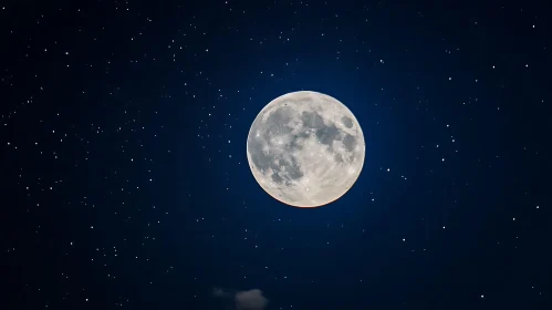 Lunar Brilliance Starry Night