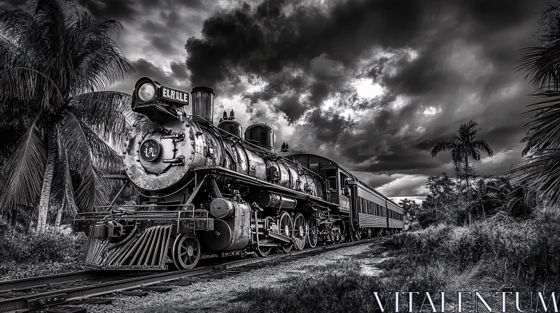 Monochrome Train Journey