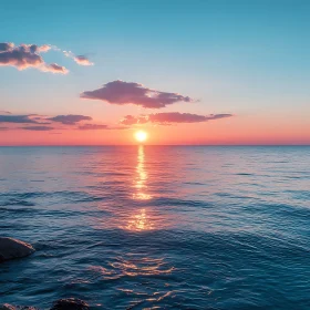 Ocean Sunset Serenity