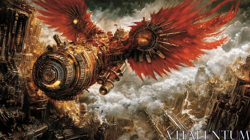 Mechanical Flight Above Metropolis