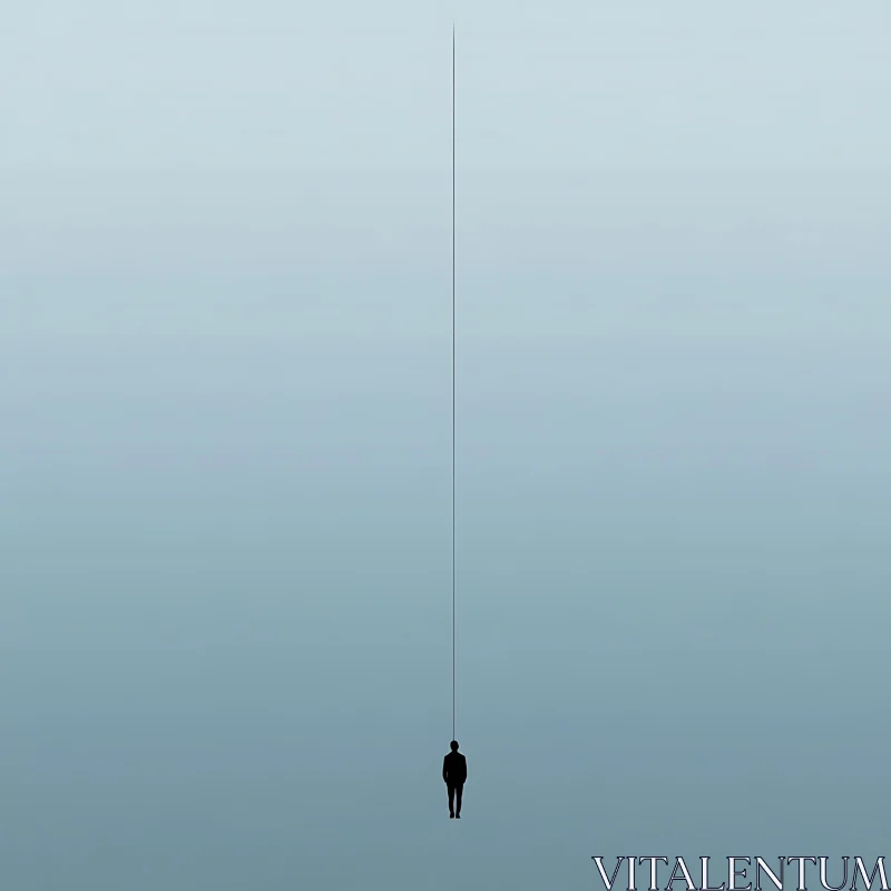 Figure Suspended: A Study in Minimalism