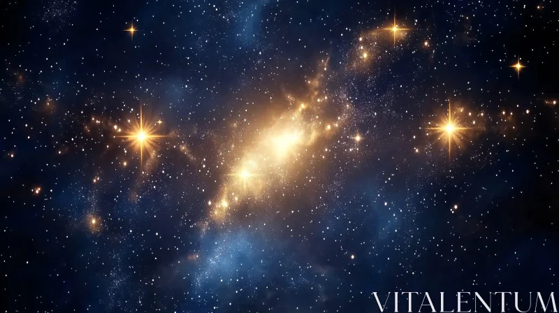 Celestial Radiance: Stars and Nebula